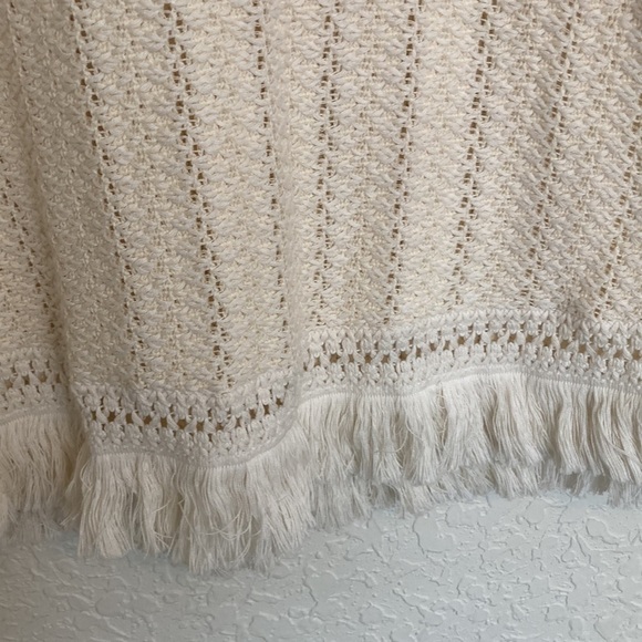 SHIRT Anthropology knitted and knotted white knitted boho tank top - Picture 12 of 12